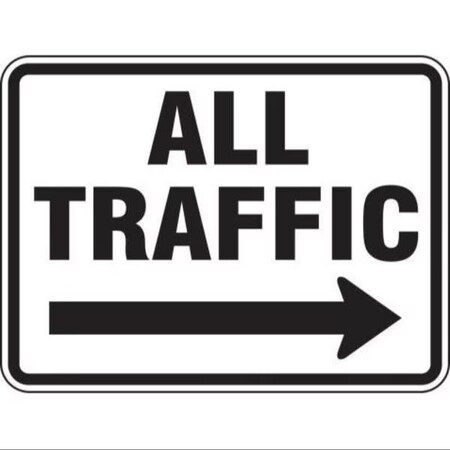 Accuform FACILITY TRAFFIC SIGN ALL FRR286RA FRR286RA